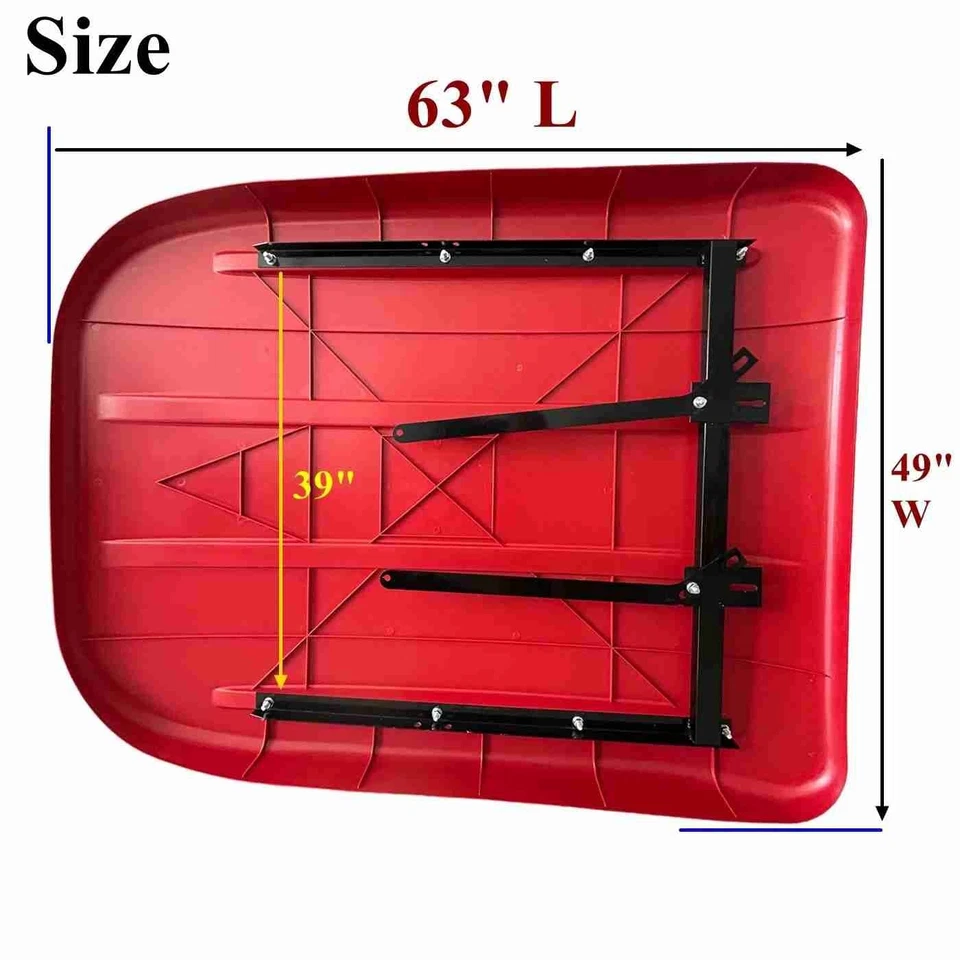 Parasol para tractor y cortacéspedes 63""x49"" Foto 2 de 4