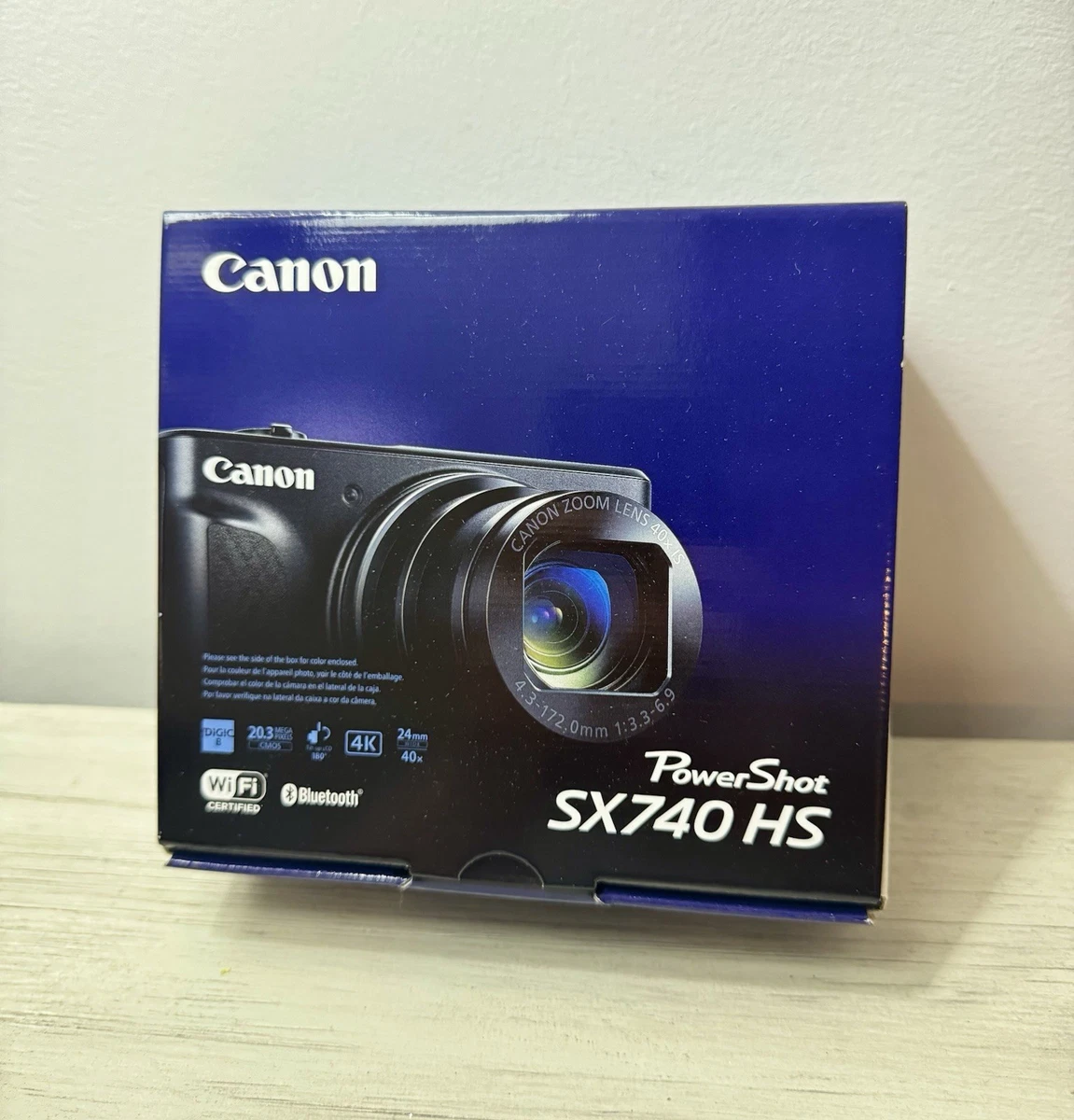 ✩新品/未使用✩ワケアリ品✩Canon PowerShot SX740 HSBK Canon PowerShot SX740 HS Black Compact Digital Camera Zoom Lens 40