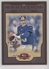 2008 Donruss Threads Pro Gridiron Kings Red Framed /100 Eli Manning #PGK-19 0q3