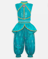 GIRLS SIZE 7-8 DISNEY STORE PRINCESS JASMINE COSTUME NWT