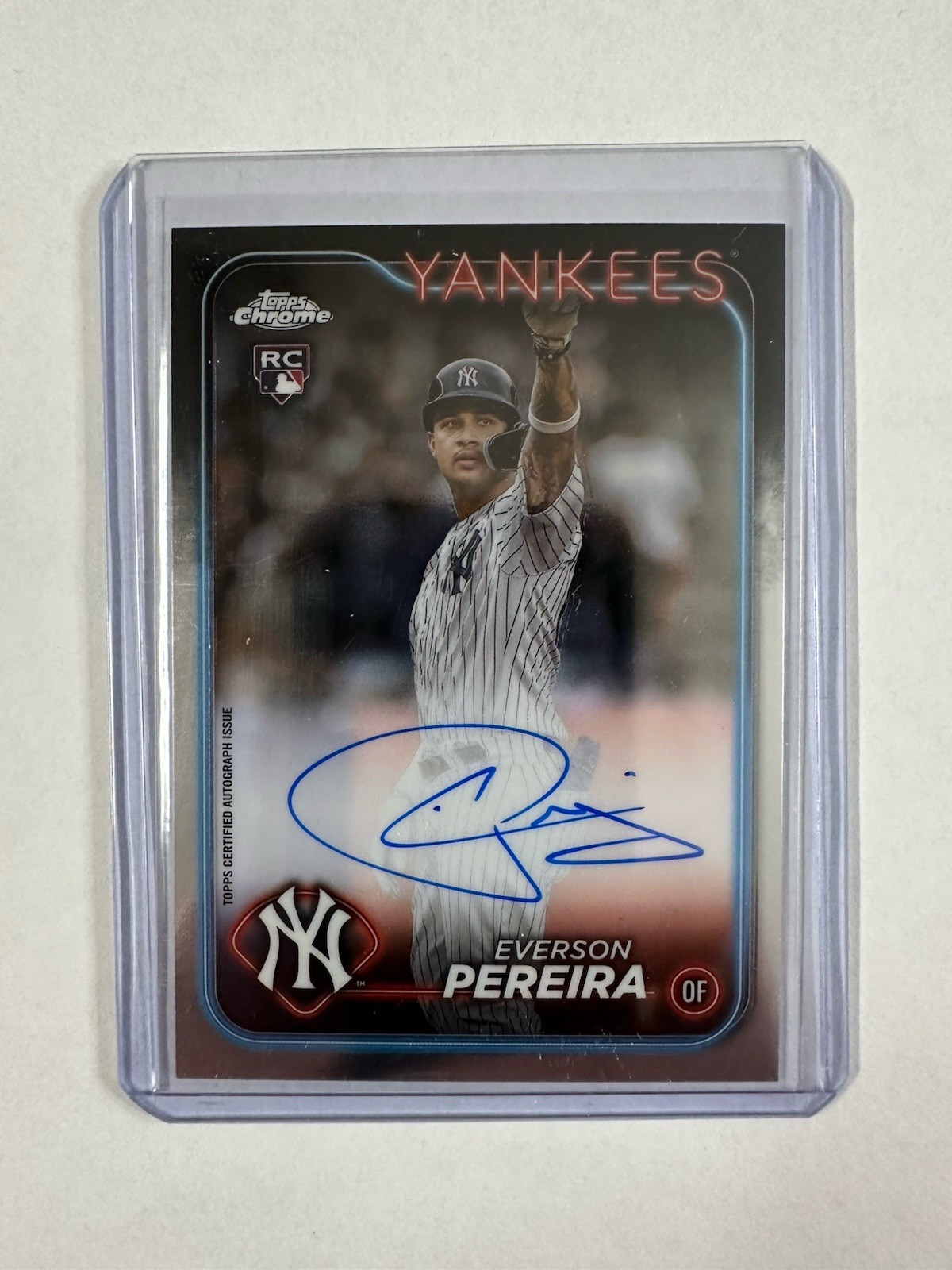 2024 Topps Chrome - Rookie Autographs Everson Pereira #RA-EP (AU, RC)