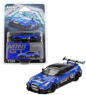 #ad Mini GT 1:64 LB Silhouette WORKS GT NISSAN 35GT RR Ver.2 Blue Diecast MGT01124 $20.49