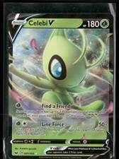 Celebi V Ultra Rare SWSH01: Sword & Shield Base Set 001/202 NM