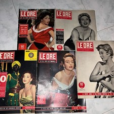 LOTTO 5 RIVISTE LEORE  ANNI 50. ABBE LANE, NOVACK, GRAY, RICKY FIELDS, LOTTI.