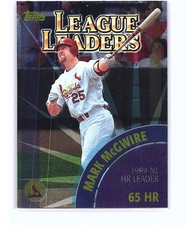 2000 Topps League Leaders Mark McGwire / Ken Griffey Jr #462