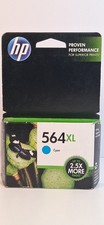 564XL High Yield Ink Cyan Sealed For HP Officejet 4620 4622 Deskjet 3520 3521