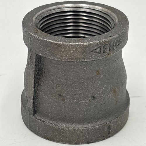 Ward Mfg. 1-1/2" X 1-1/4" NPT Reducing Coupling Reducer Black Malleable Iron - Picture 2 of 6