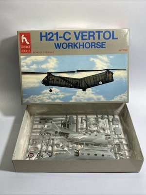 Hobby Craft H21-C Vertol Workhorse Helicopter 1/72 Scale Model Kit HC2302 NEW!