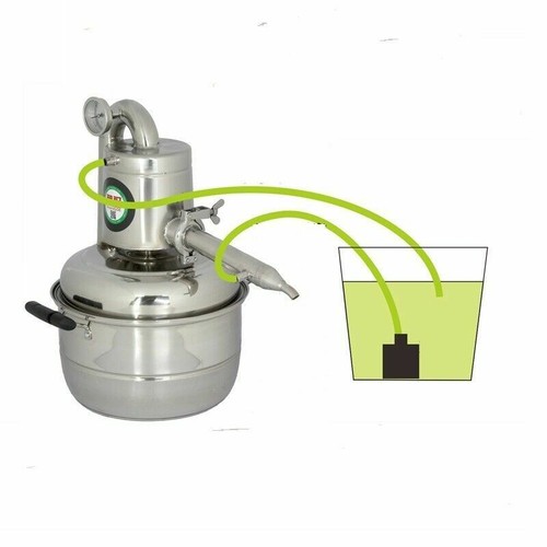 Liquor Steamer Alcohol Distiller Household Brewing Equ Distillation 220V 15L