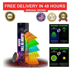 Glow in the Dark LED Badminton Shuttlecocks 5 Pack EAGLES