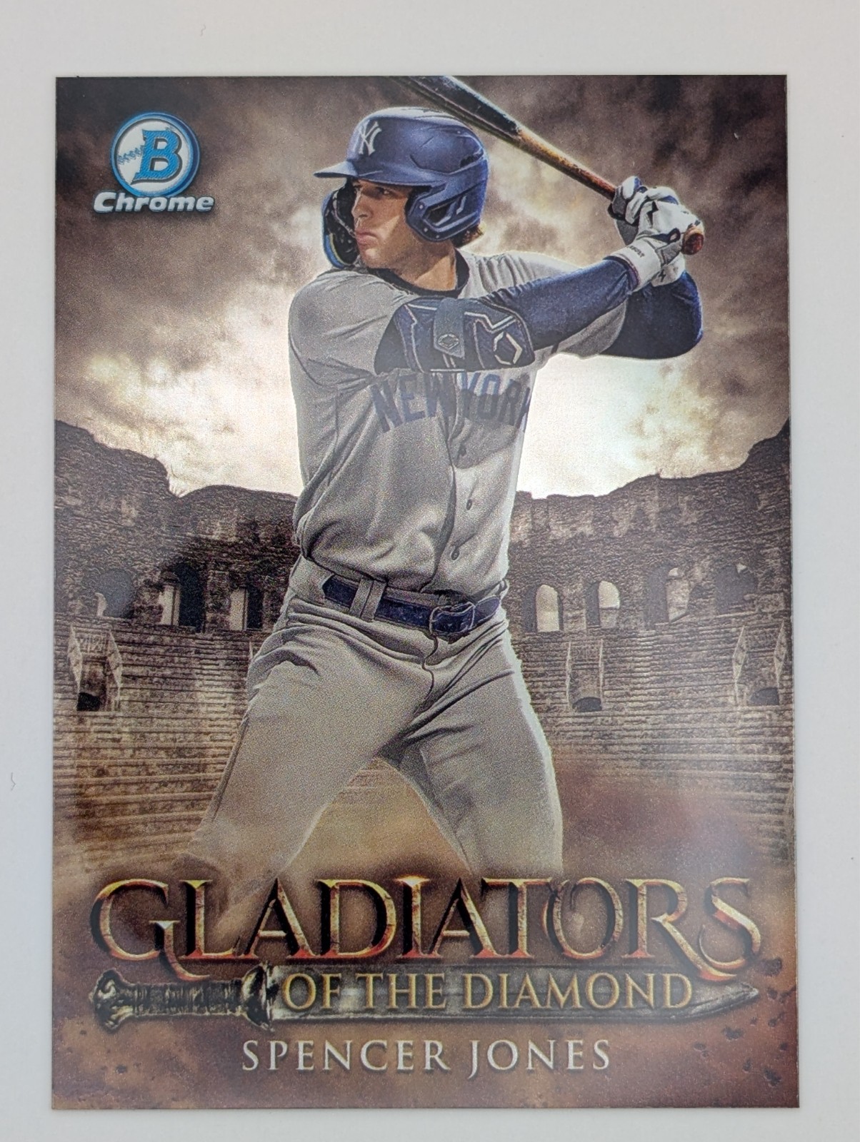 2024 Bowman Chrome Gladiators of the Diamond #GOTD17 Spencer Jones RC ROOKIE