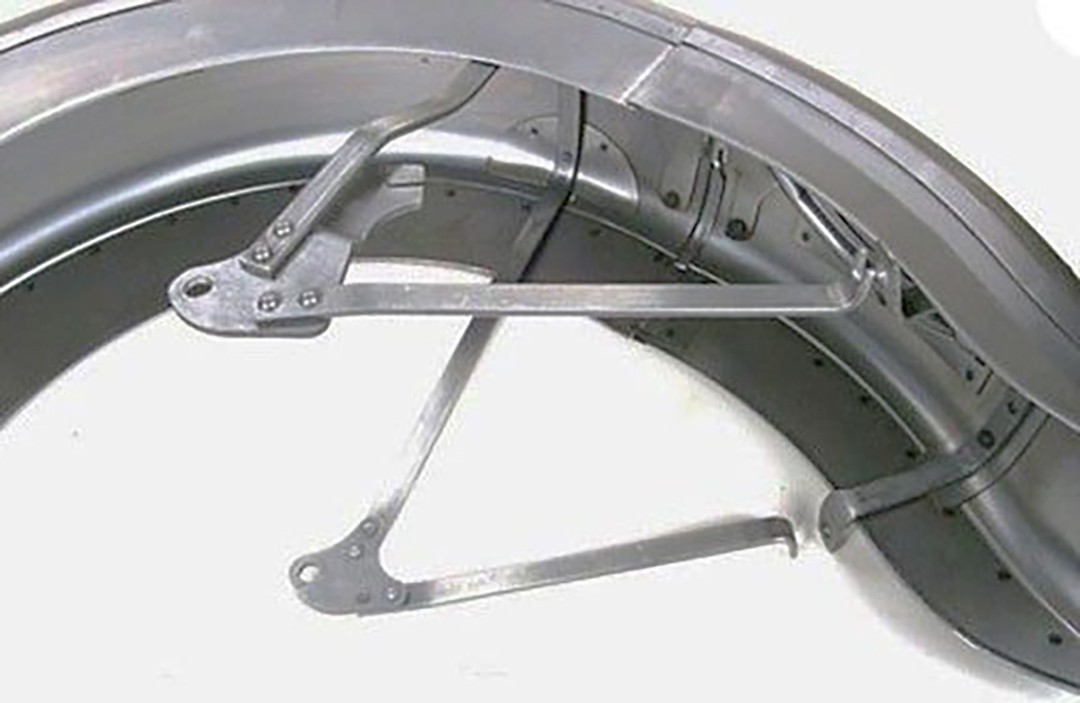 3 Piece Skirt REAR FENDER for 1939 - 1946 Harley Knucklehead & UL