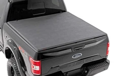 Rough Country Soft TriFold 5'7" Bed Cover for Ford F-150 15-20/Raptor 17-20