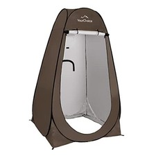 Pop Up Privacy Shower Tent - Portable Changing Tent for Camping, Beach  Brown