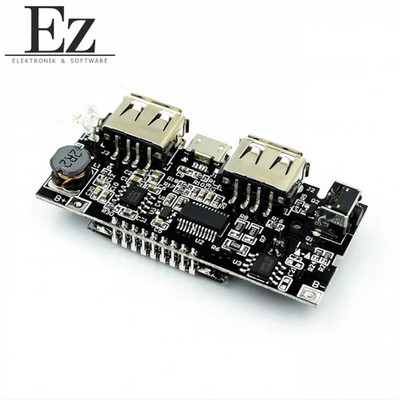 Powerbank Modul DIY 18650 Boost Ladeplatine 2x USB LCD Anzeige
