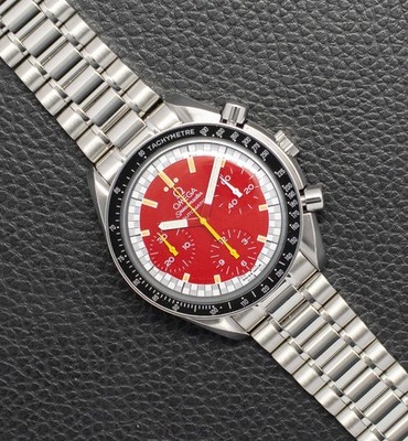 Omega Speedmaster Reduced 3510.61 Red Dial 1995 - 2 Jahre Garantie