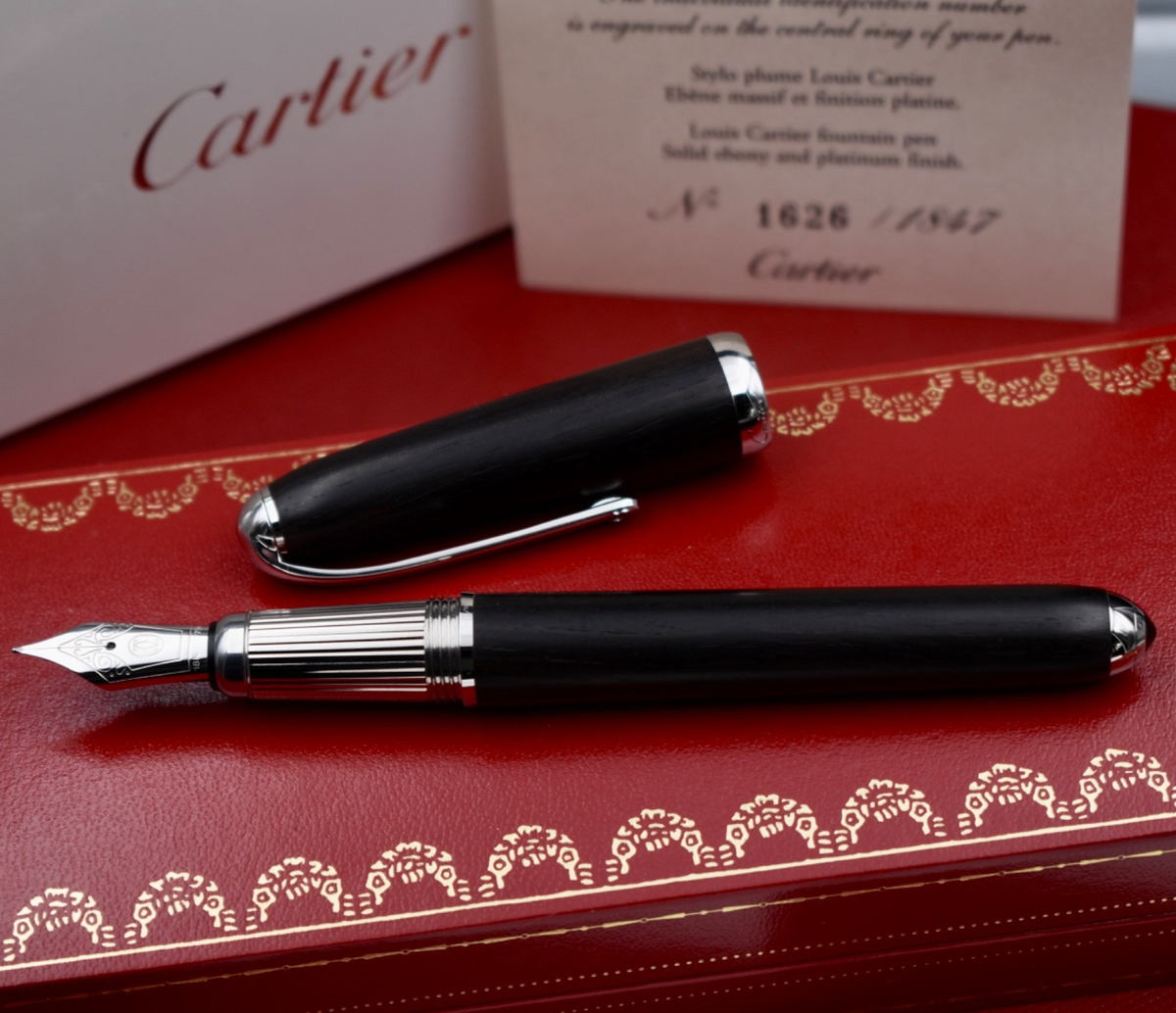 CARTIER Louis Cartier Dandy Solid Ebony Limited Edition 1847