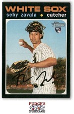 Seby Zavala 2020 Topps Heritage #674 Rookie