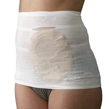 Corsinel StomaSafe Classic (Pack of 3) Ostomy/Hernia Light Support (White, M ...