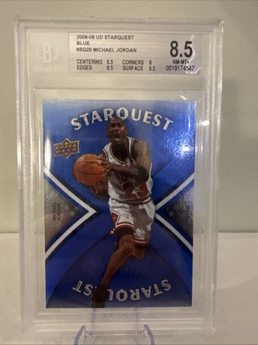 Michael Jordan [Blue] #SQ-20 2008 Upper Deck Starquest card