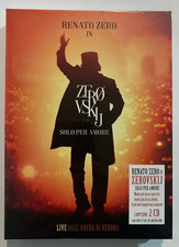Renato Zero Zerovskij Solo per amore Live Arena Verona doppio cd nuovo sigillato