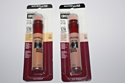 Maybelline Instant Age Rewind Instant Eraser Multi Use Concealer #150 & #110 New