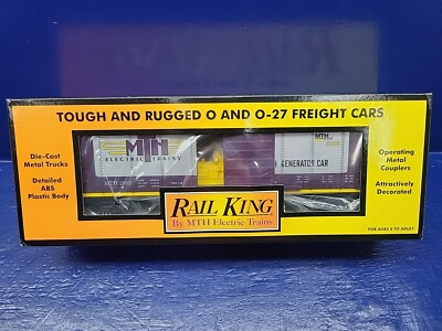 Rail King / MTH 30-74223 MTHRRX-2005 Rounded Roof Boxcar w/Generator NIB, L-5438