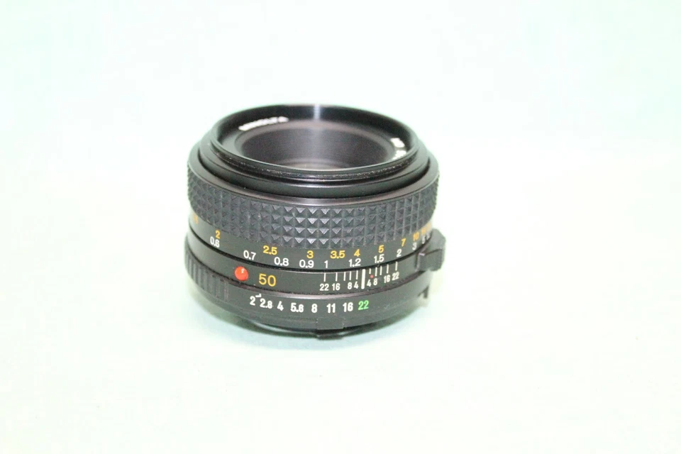 Minolta MD 50mm 1:2 Lens With filter and Lens hood - Image 4 of 4