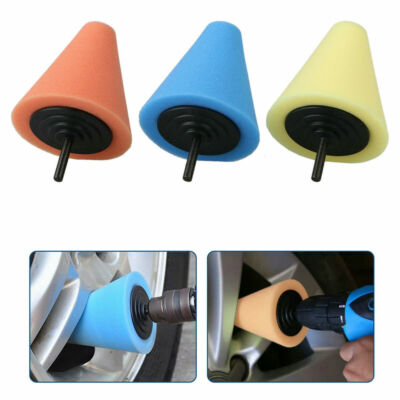 Durable Cone Shaped Burnishing Sponge Foam Pads For Car Wheel Hub Cleaner Tool