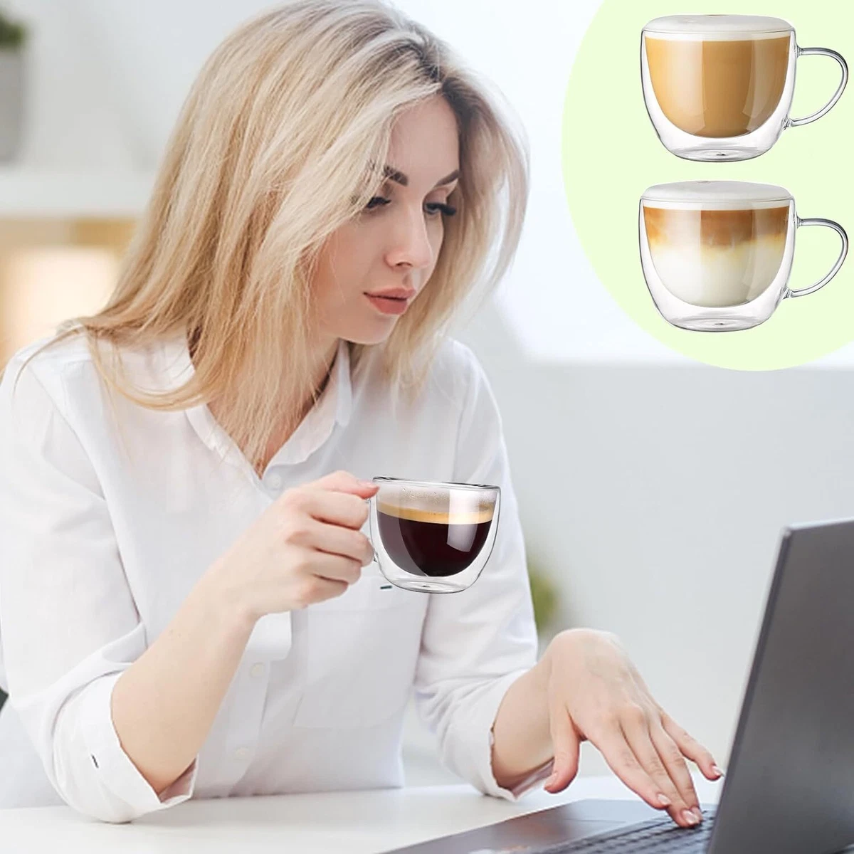 8 oz glass coffee cups deals