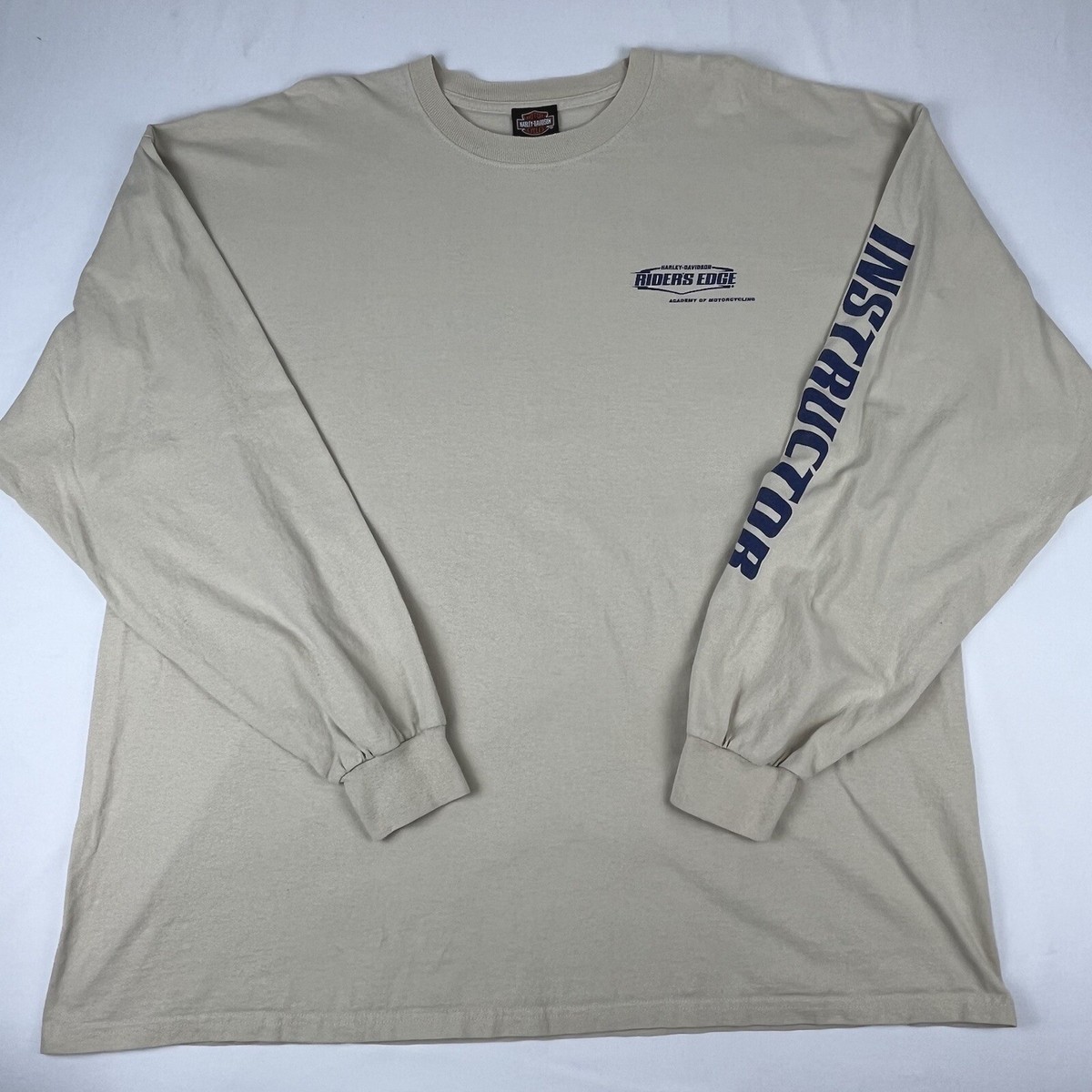 Harley Davidson Long Sleeve T-Shirt Sz XXXL Riders Edge Academy Of 