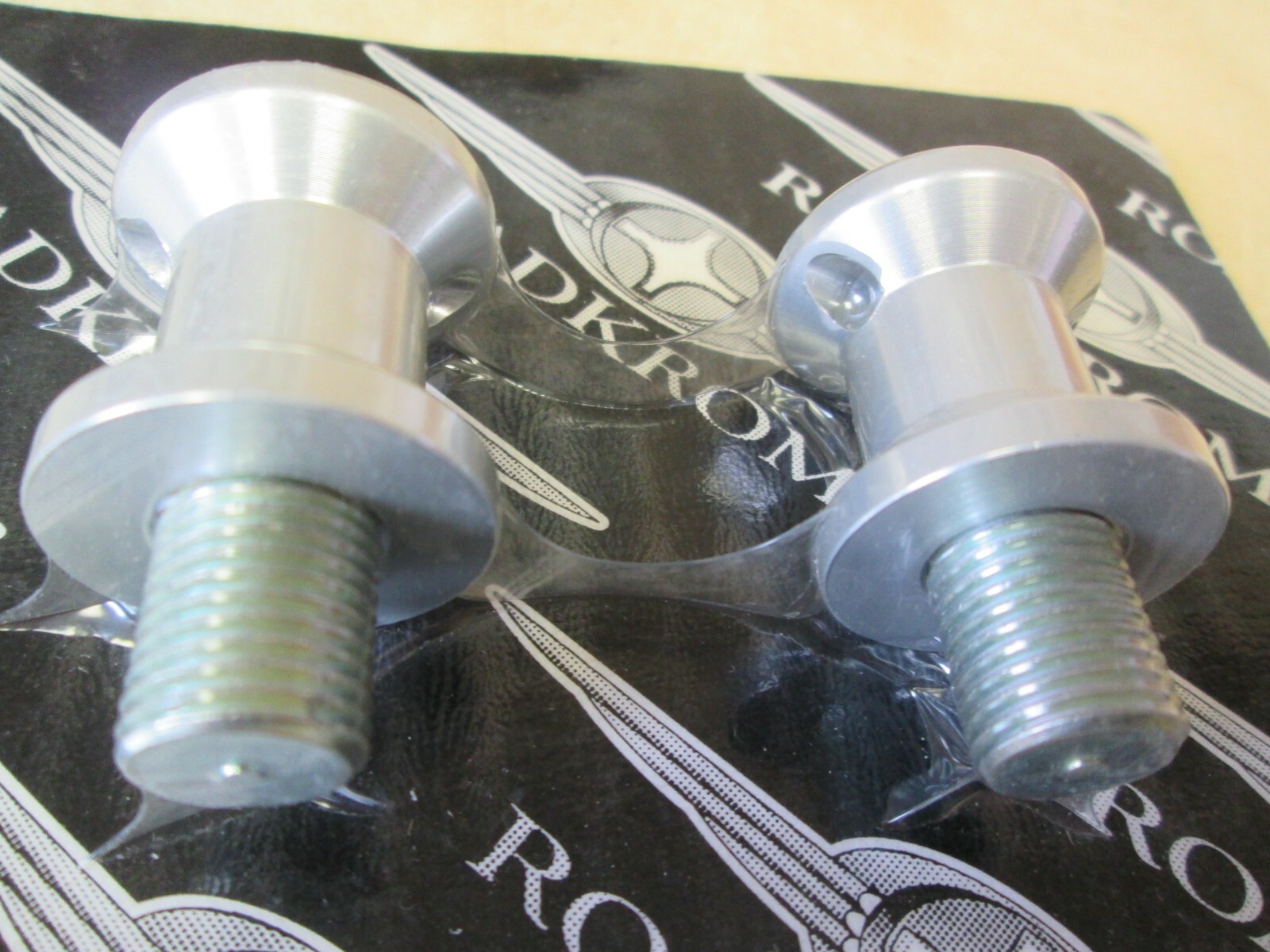 SILVER BILLET RACE STAND SPOOL SET 12mm ZX6R ZX6 ZX6RR ZX7 ZX7R ZX7RR