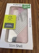 PureGear SlimShell Designer Series Case for Samsung Galaxy A53 5G - Pink Glitter