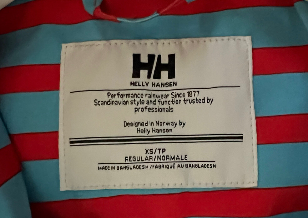 Helly Hansen Rain Lightweight Jacket Red & Blue S… - image 5