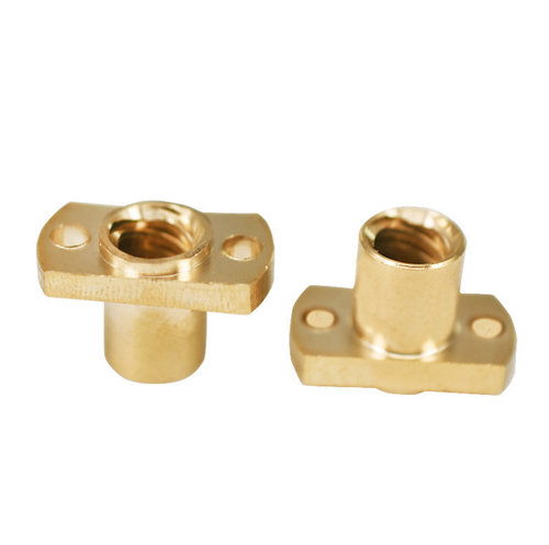 4pcs  3D printer accessories T8 screw nut pitch 2mm lead 8mm brass nut - Photo 2/5