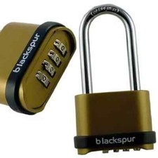 Heavy Duty Padlock 4 Digit Combination Outdoor Safety Security Shackle 57MM Shed