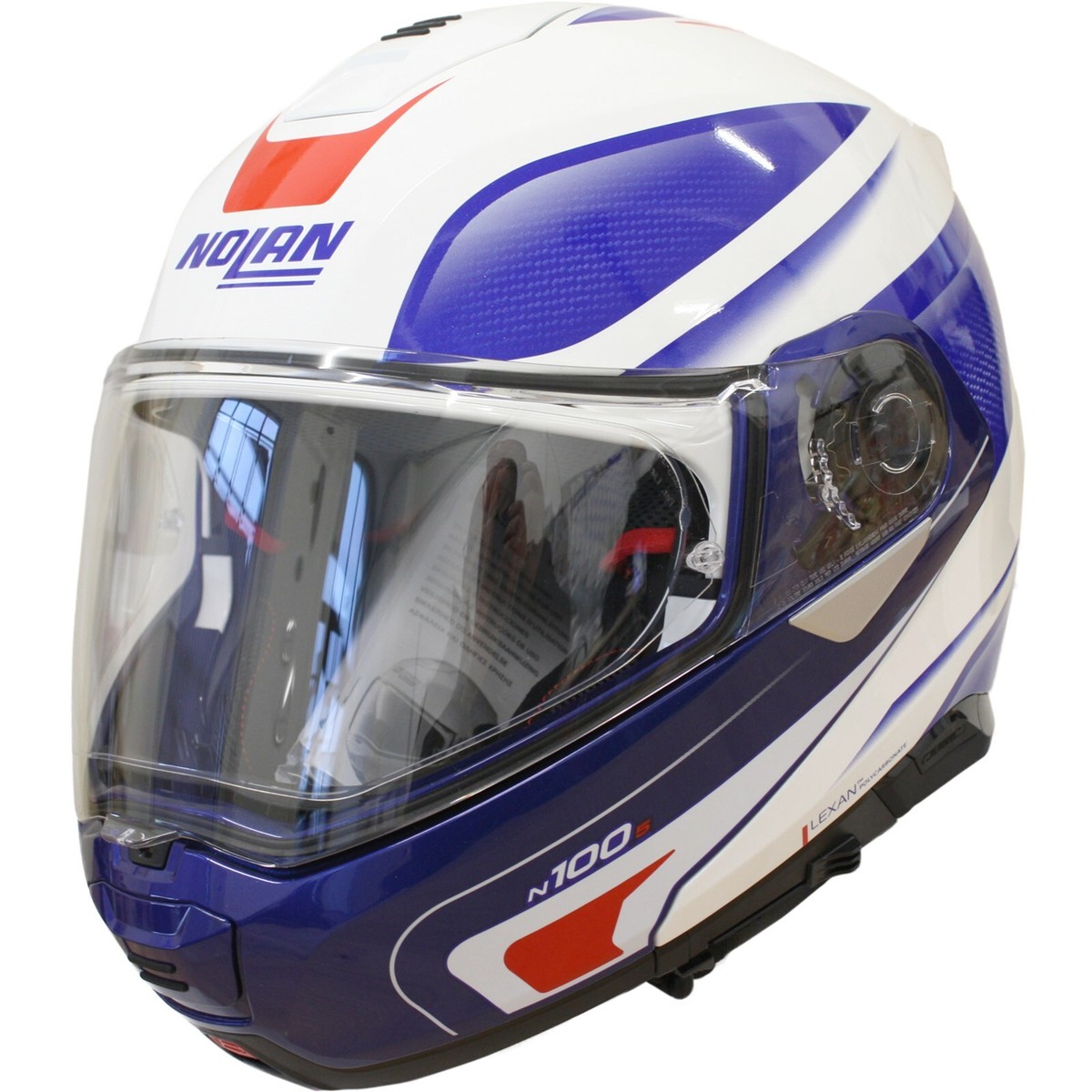 Nolan Motorcycle Flip-Up Helmet XXL - N100-5 Orbiter N-Com 74
