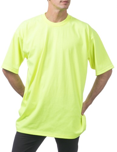 Pro Club Men's Heavyweight Cotton Short Sleeve Crew Neck T-Shirt - 25 Colors - Picture 105 of 127