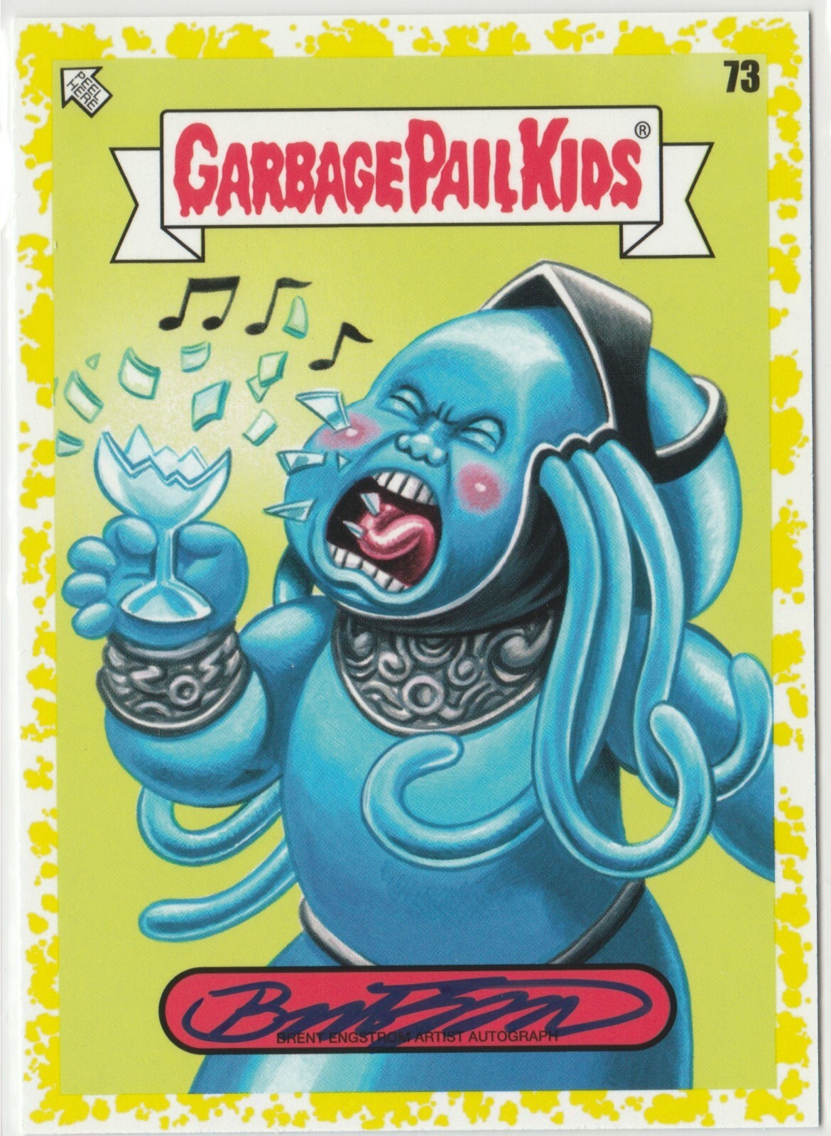 2023 GPK SP 48/50 Gold Auto Brent Engstrom Garbage Pail Kids Card
