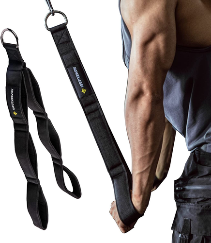 MANUEKLEAR Tricep Rope Cable Attachment Handles, Greater Range of Motion, Tricep - Picture 12 of 12