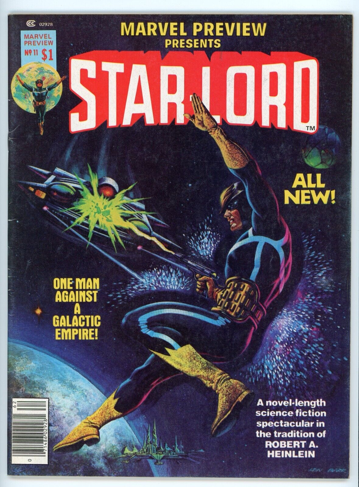 Retro Review: Marvel Preview Featuring Star-Lord (1976/1977