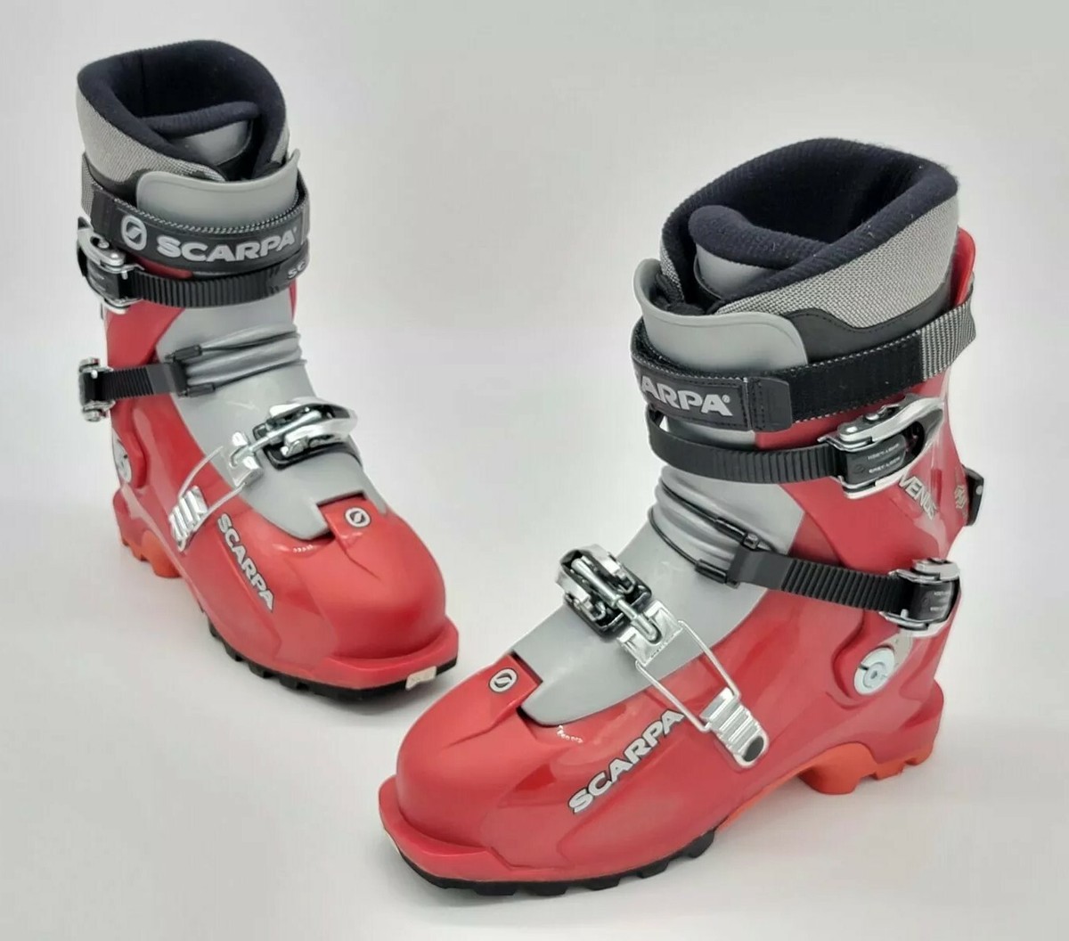 Scarpa Venus Alpine Touring Red Ski Boots Men's Mondo Size 26.0 | eBay