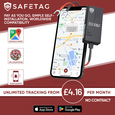 SafeTag Volt 4G LTE GPS Tracker Car/Lorry/Van Tracking Device & System ...