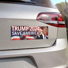 Save America Trump 2024 Car Magnet Donald Trump Sticker Magnets Patriotic