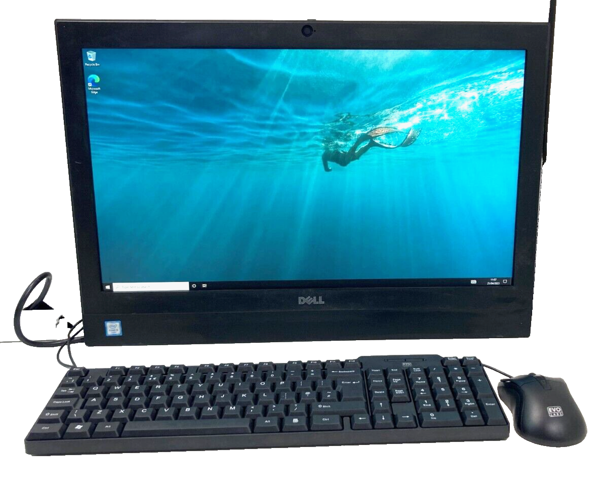 Dell Optiplex 3240 AIO 21.5"" No Touch i5 6500 8GB RAM 480 GB SSD NO STAND GradeB