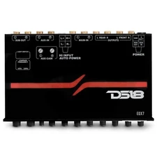 DS18 EQX7 Equalizer 7 Bands with auto Hi/Lo line Selector and Auto Turn On