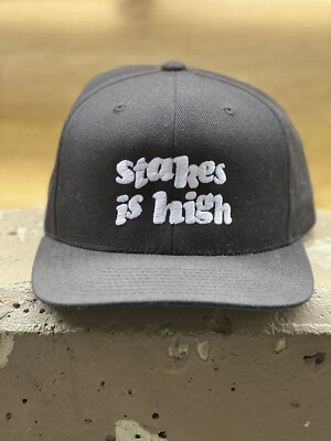 De La Soul Stakes Is High Snapback Hat Black One Size Fits All BRAND NEW