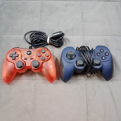 Controller lot of 2 Logitech Dual Action & TTX Tech PlayStation Wired