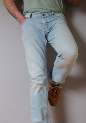 coole Jeans von G-Star Modell Morris Low Straight hellblau in W36 L36 getragen - Bild 1 von 21