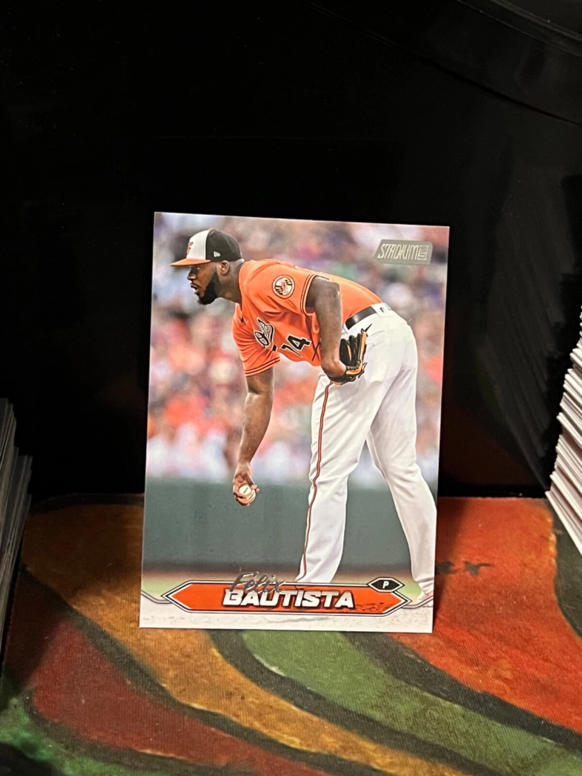 Flix Bautista trading card